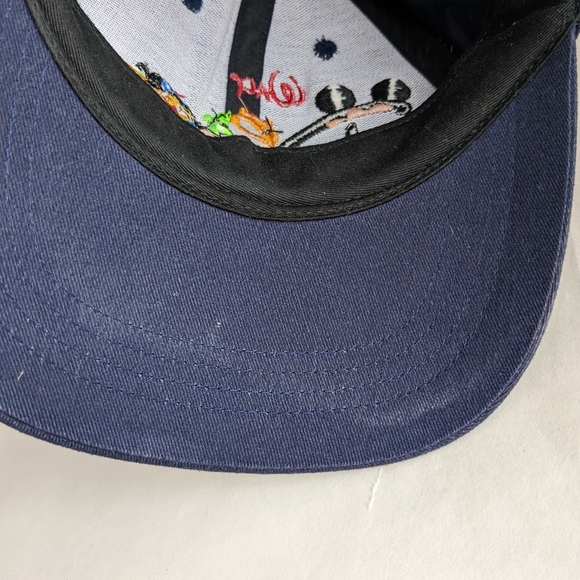 Unisex Vintage 90s Walt Disney World Embroidered Character Letters Snapback Hat - Picture 9 of 11